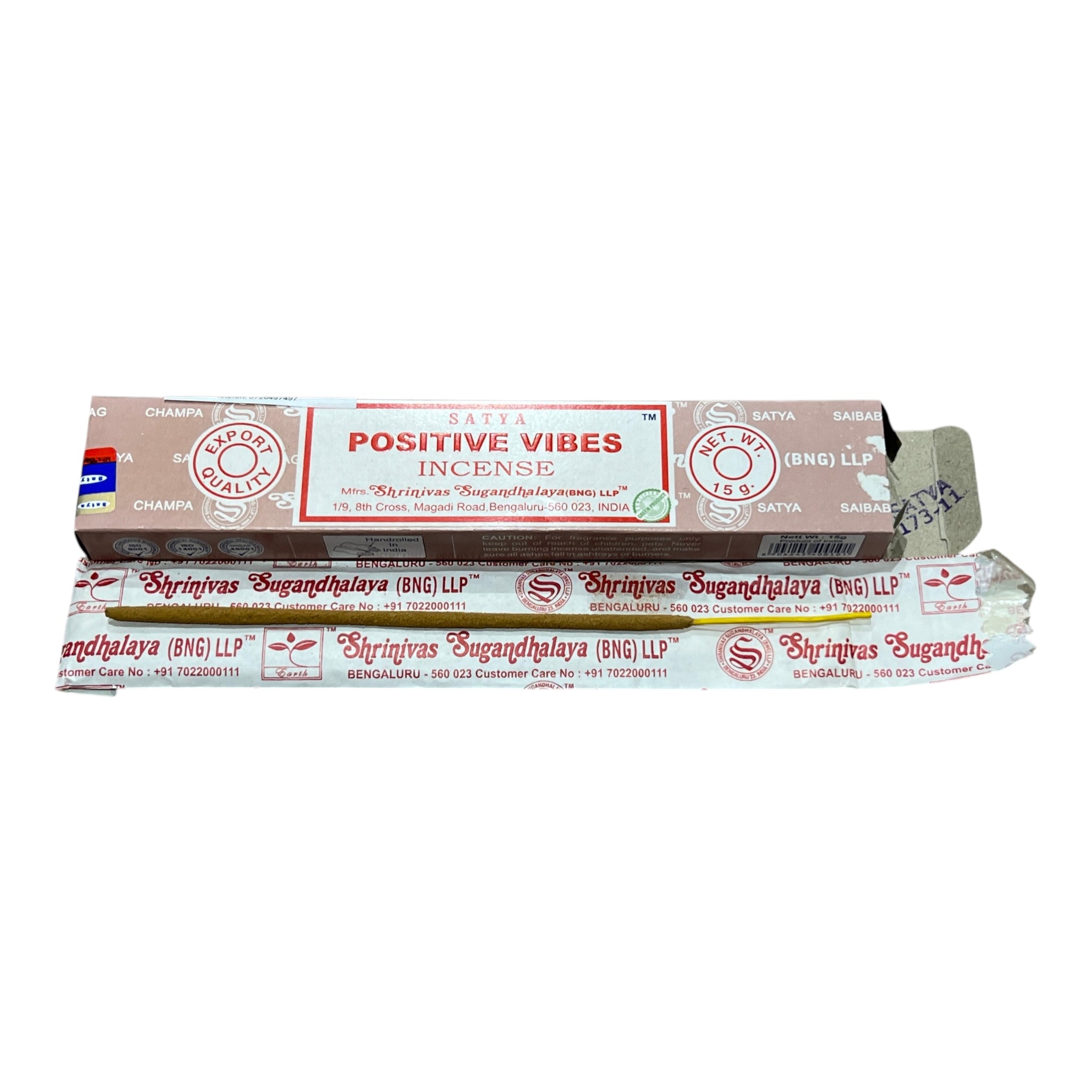 Betisoare Parfumate - Positive Vibes - Satya