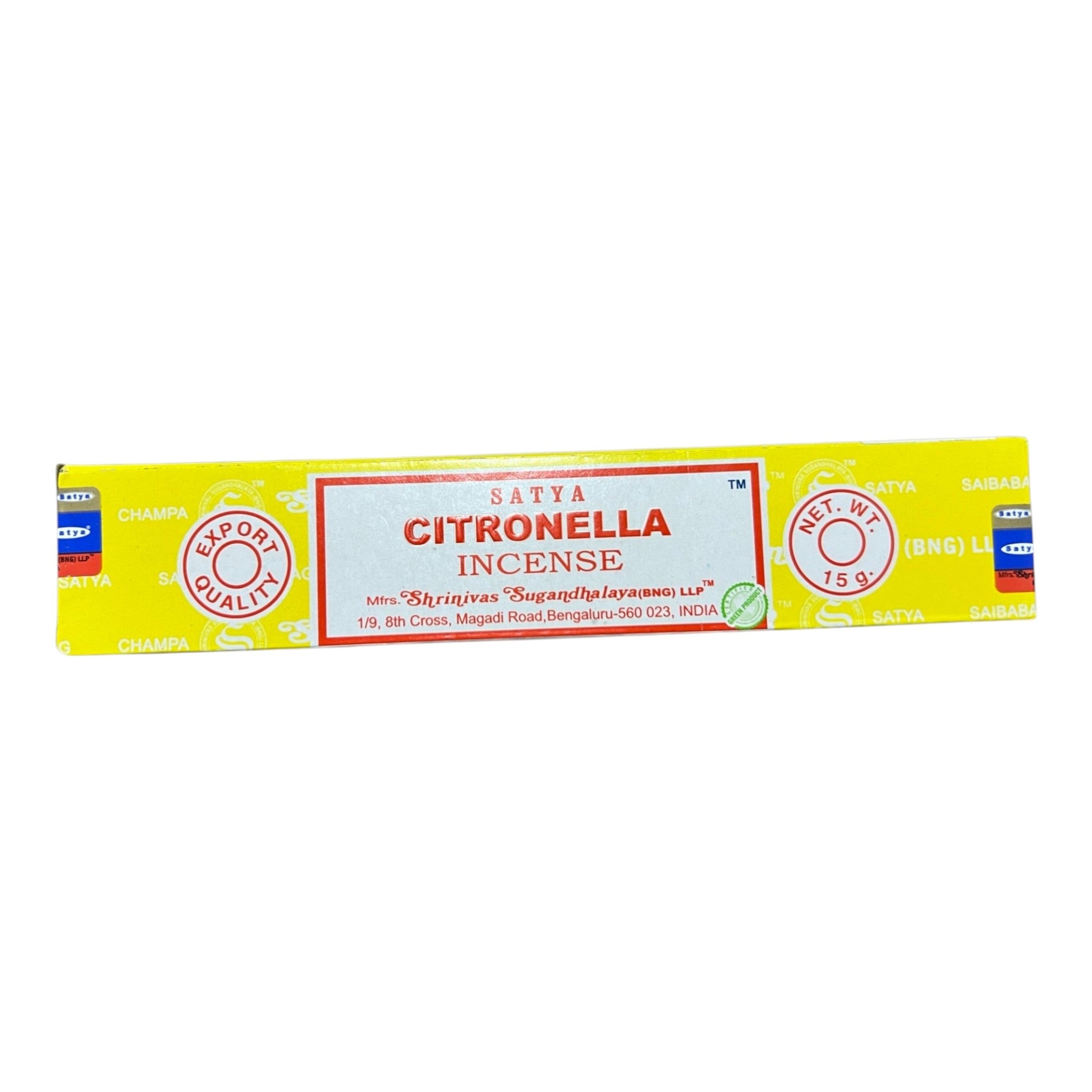 Betisoare Parfumate - Satya - Citronela | Produs Casa cu Parfum