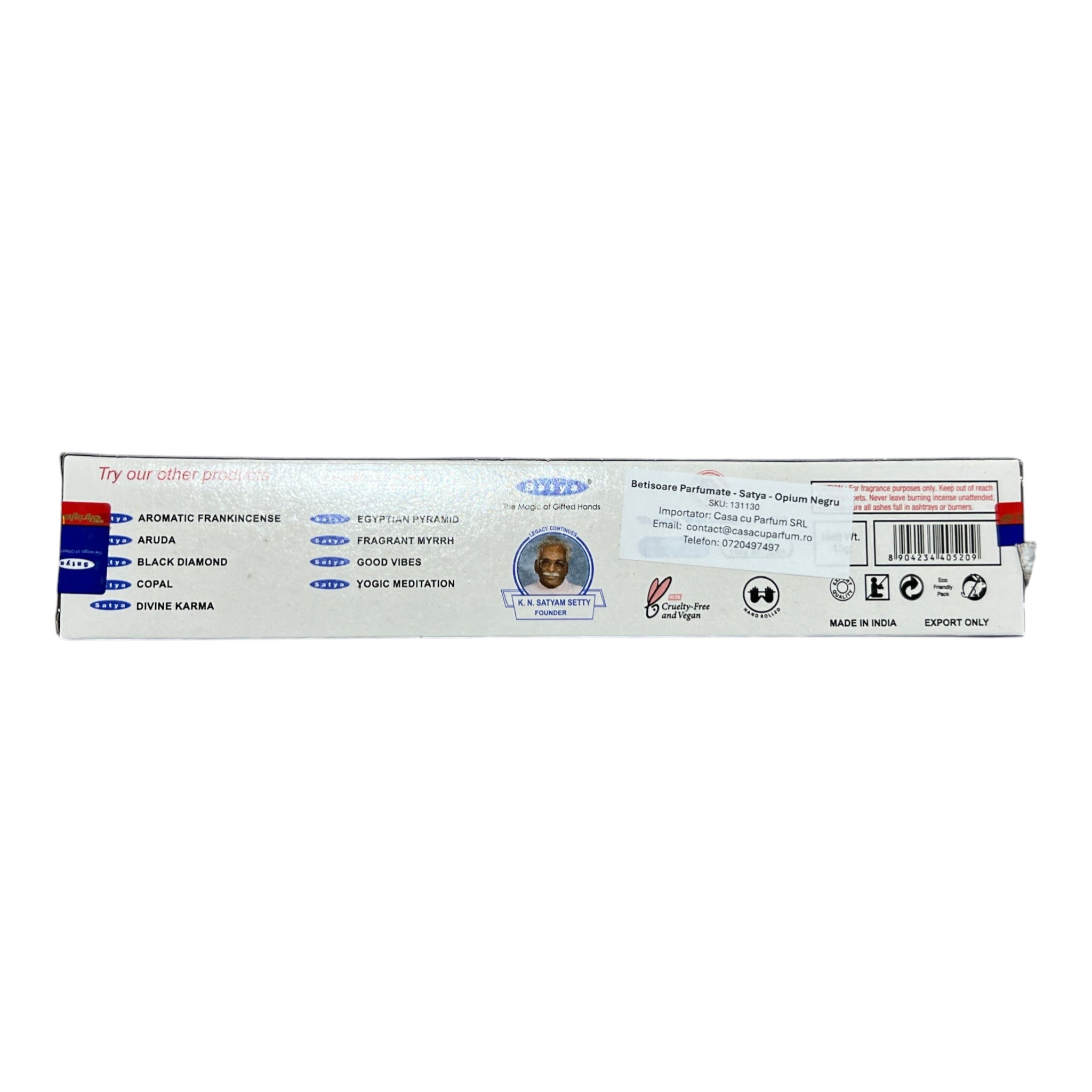 Betisoare Parfumate - Opium Negru - Satya