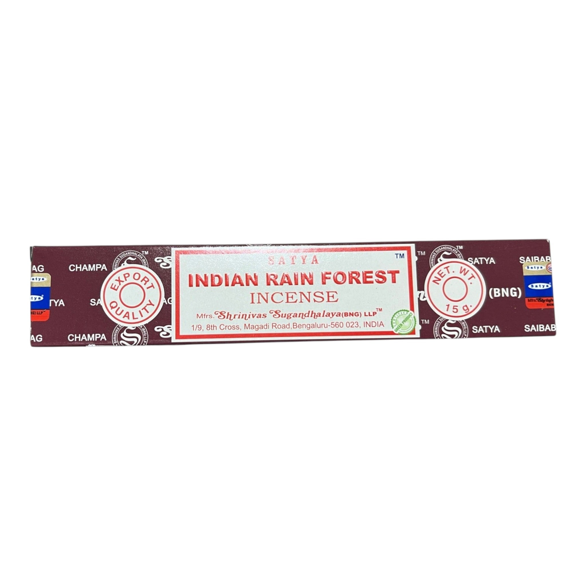 Betisoare Parfumate - Satya - Padure Tropicala Indiana | Produs Casa cu Parfum