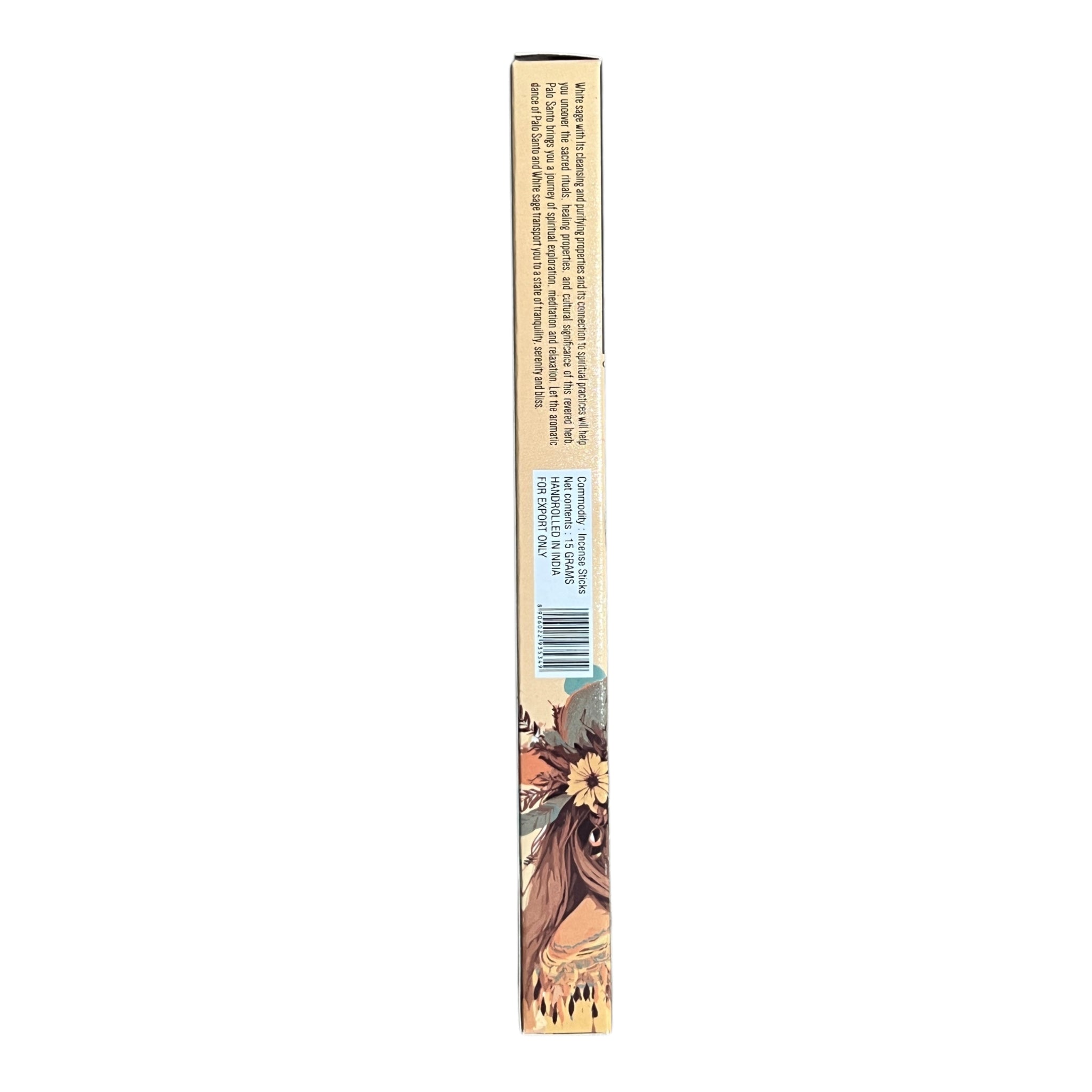 Betisoare Parfumate - Palo Santo si Salvie Alba - Golden Fusion