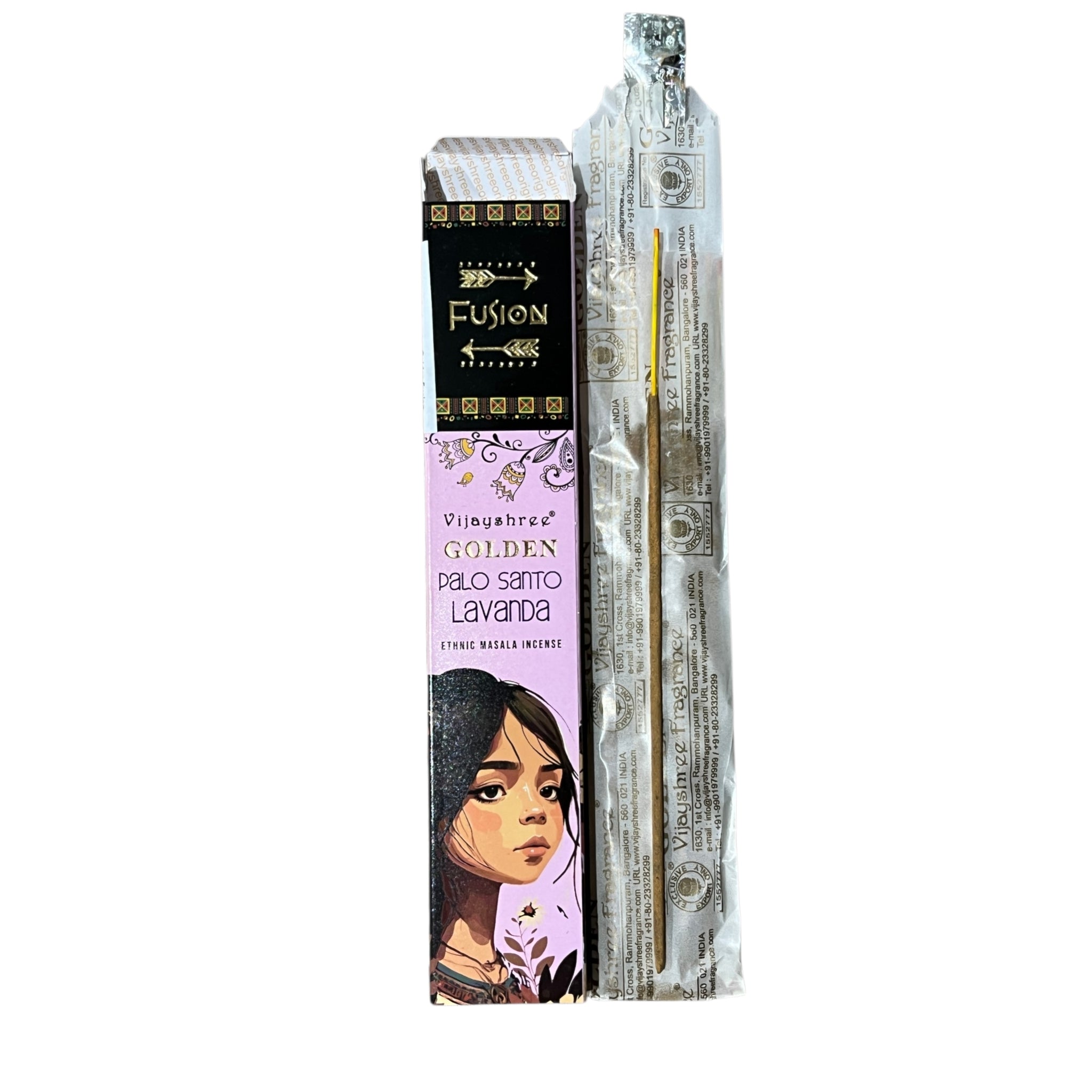 Betisoare Parfumate - Palo Santo si Lavanda - Golden Fusion