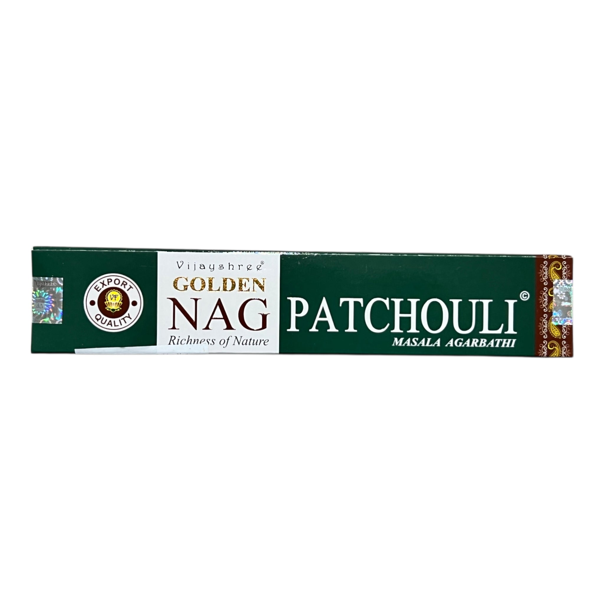 Betisoare Parfumate - Patchouli - Golden Nag