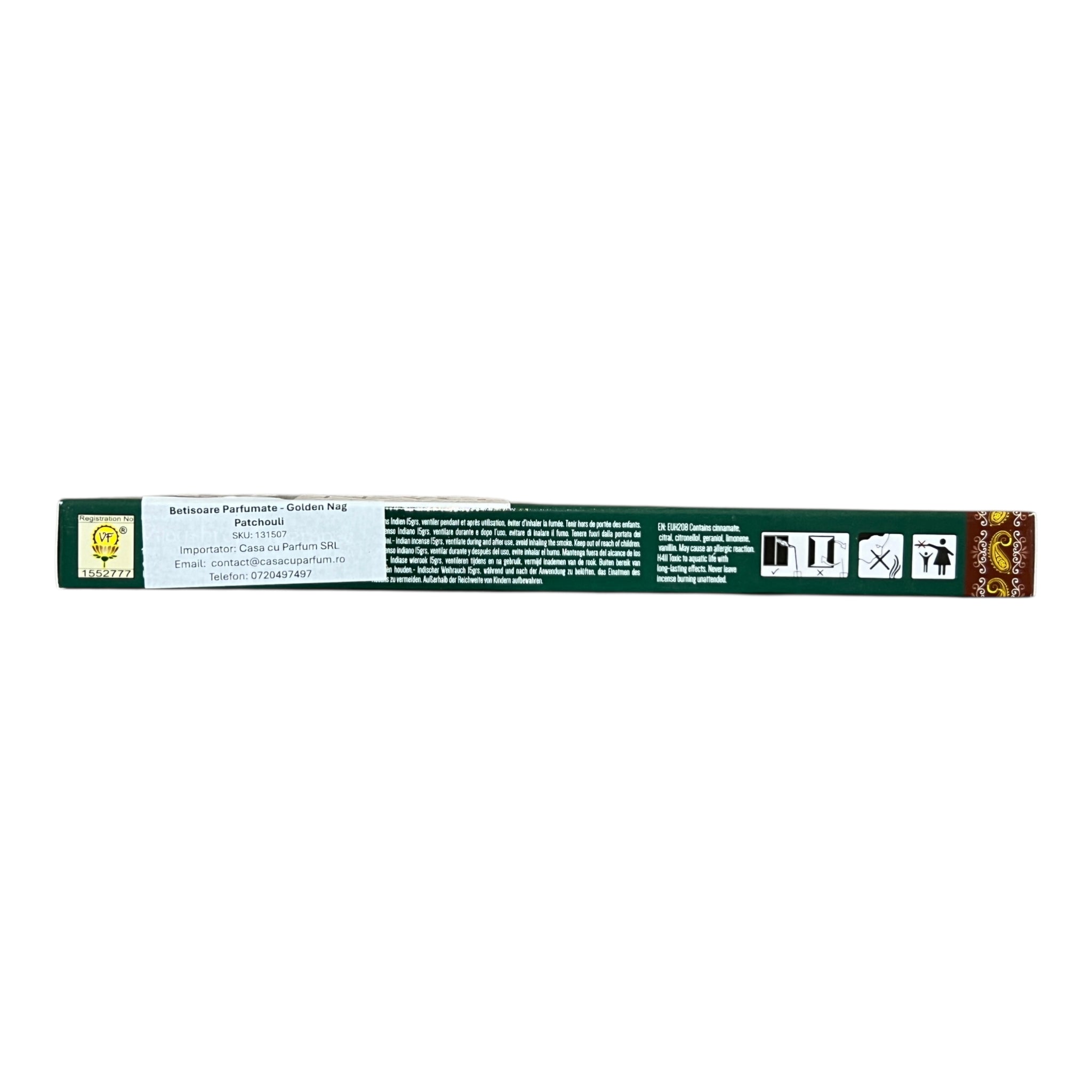Betisoare Parfumate - Patchouli - Golden Nag