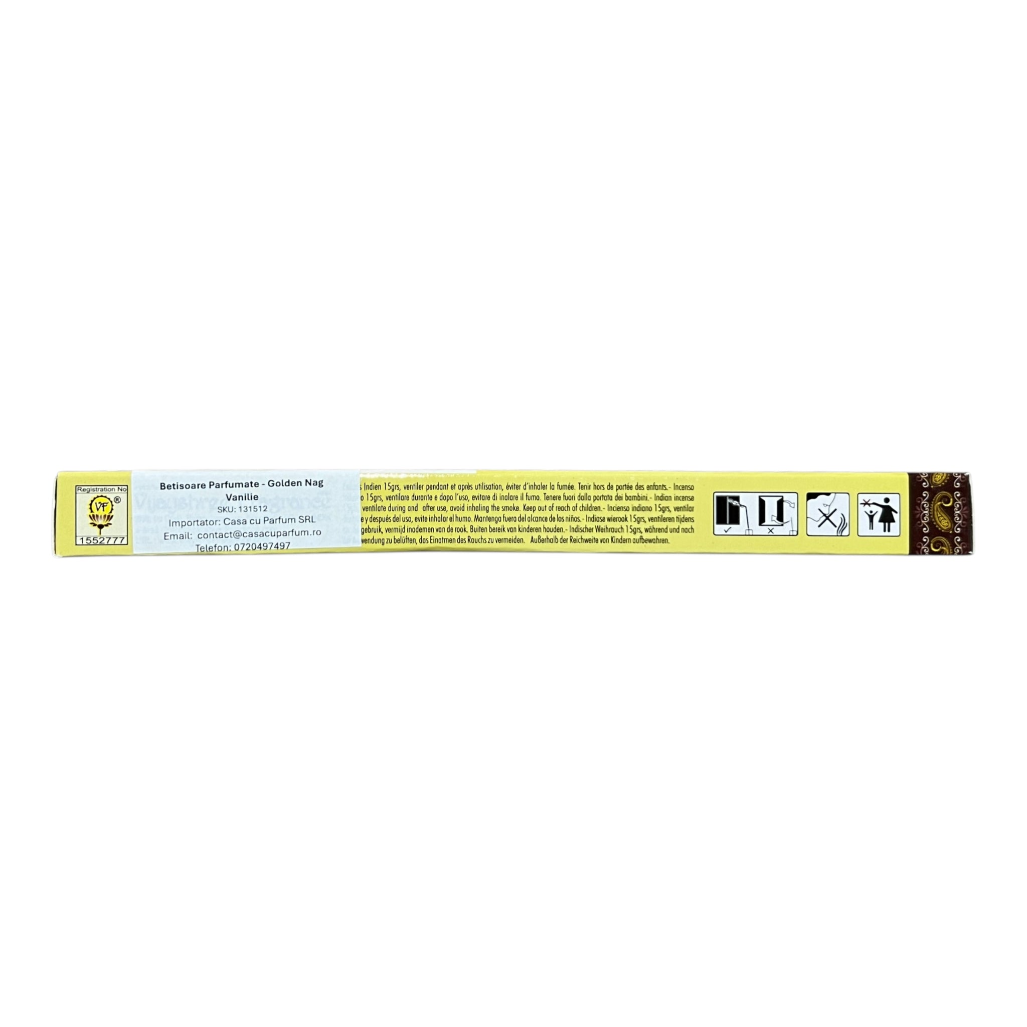 Betisoare Parfumate - Vanilie - Golden Nag