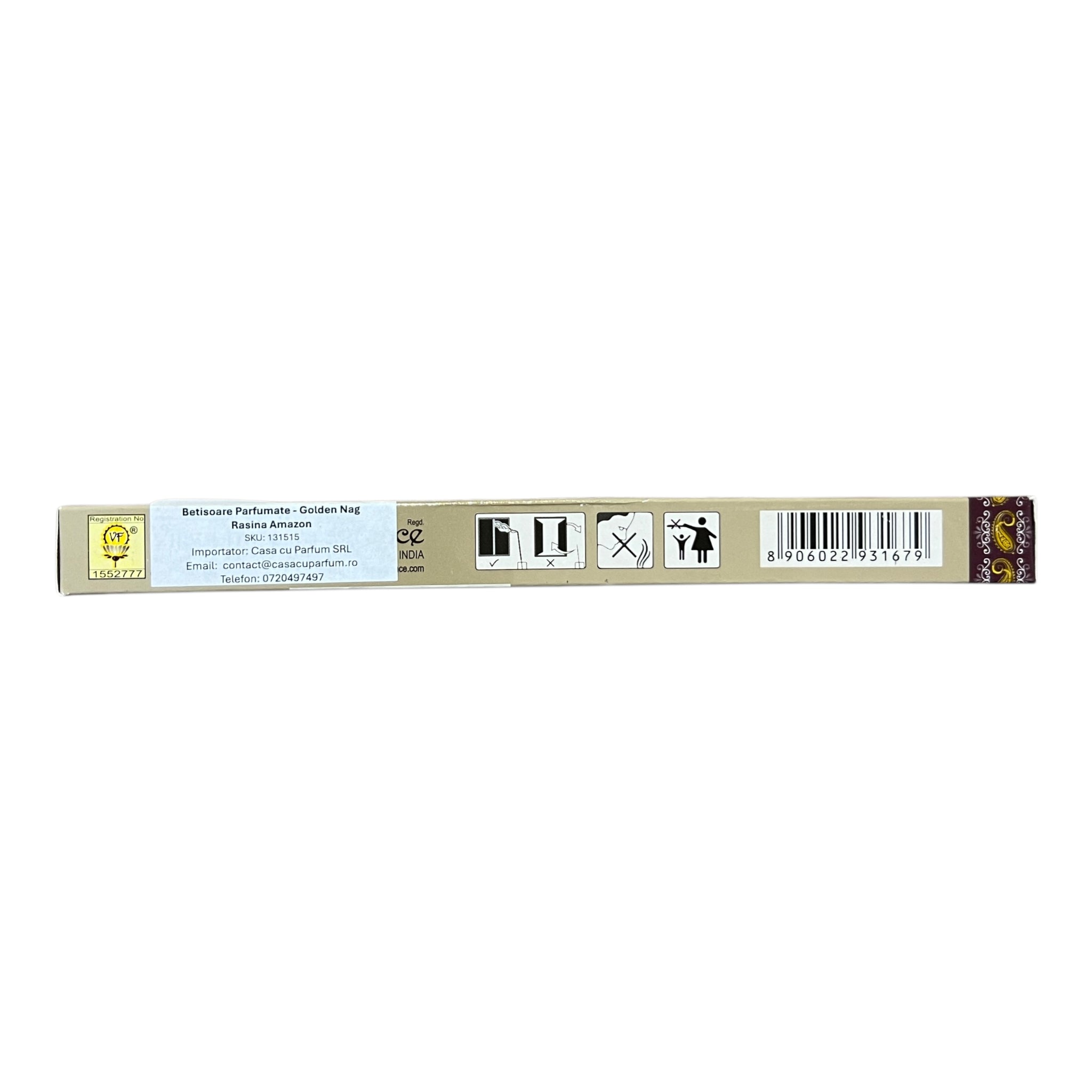 Betisoare Parfumate - Rasina Amazon - Golden Nag