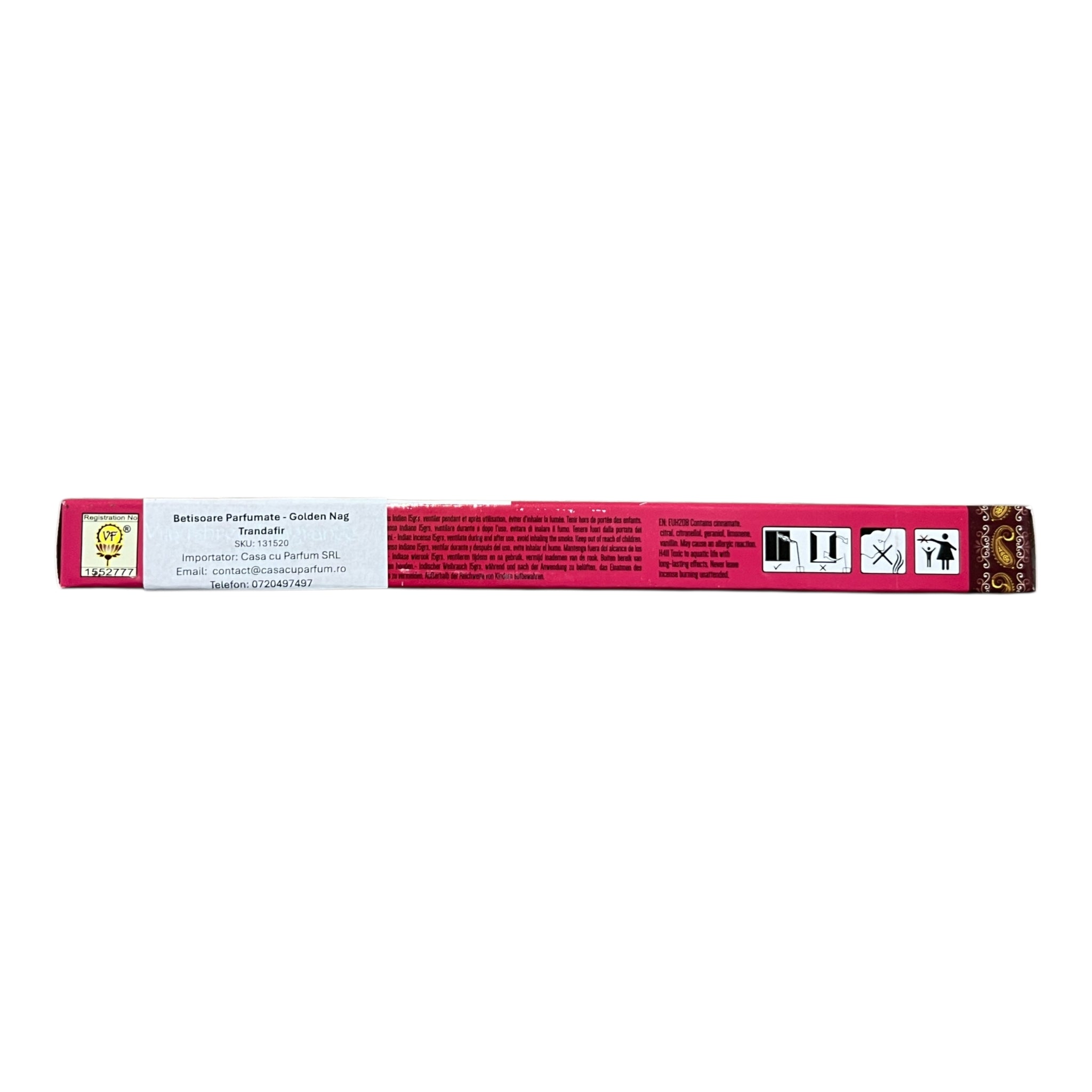Betisoare Parfumate - Trandafir - Golden Nag