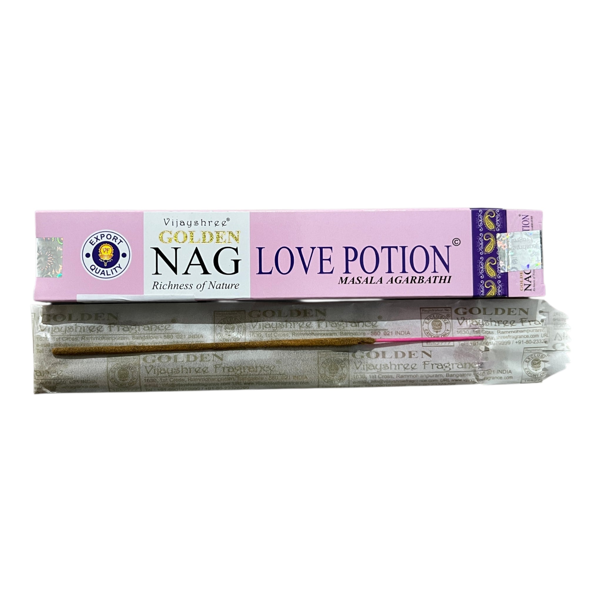 Betisoare Parfumate - Elixirul Dragostei - Golden Nag