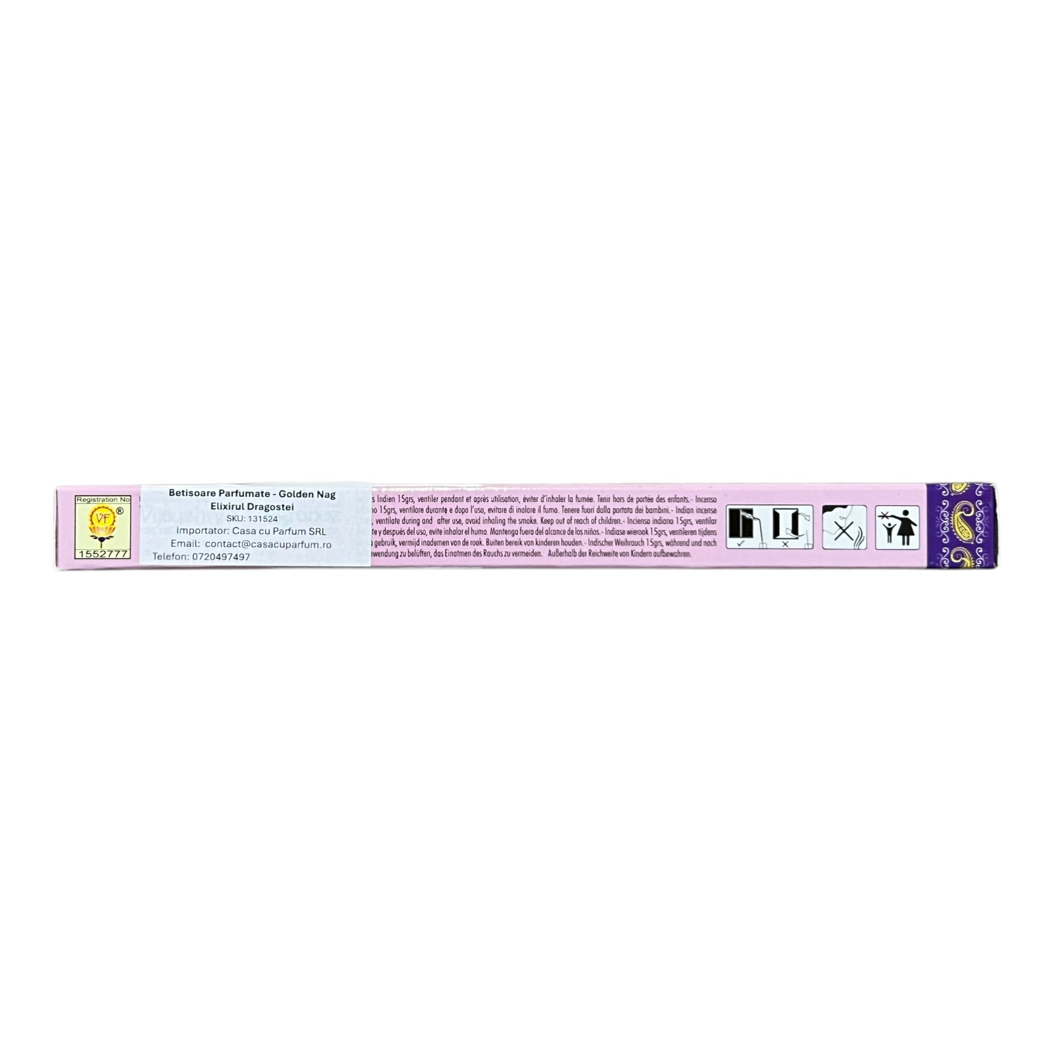 Betisoare Parfumate - Elixirul Dragostei - Golden Nag