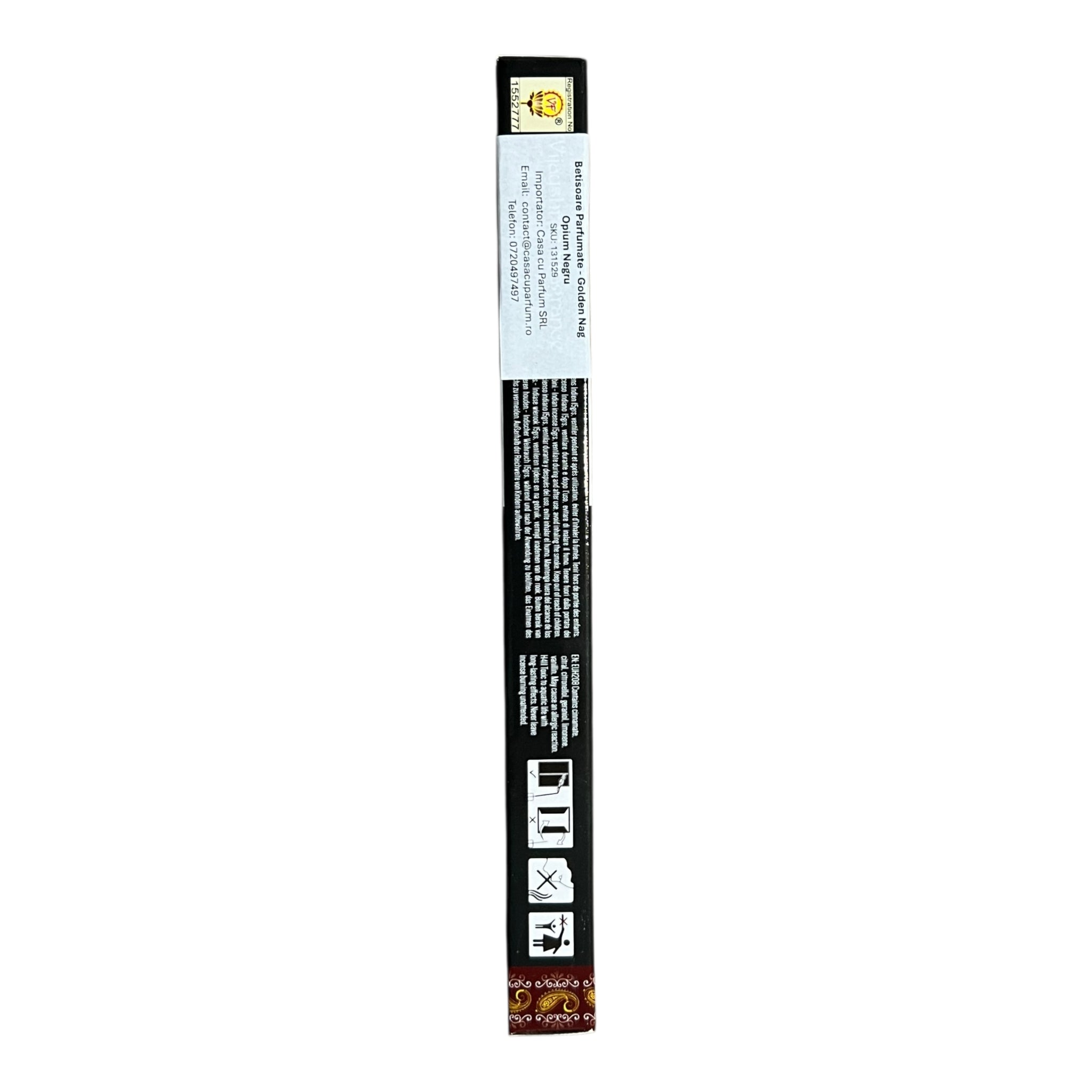 Betisoare Parfumate - Opium Negru - Golden Nag