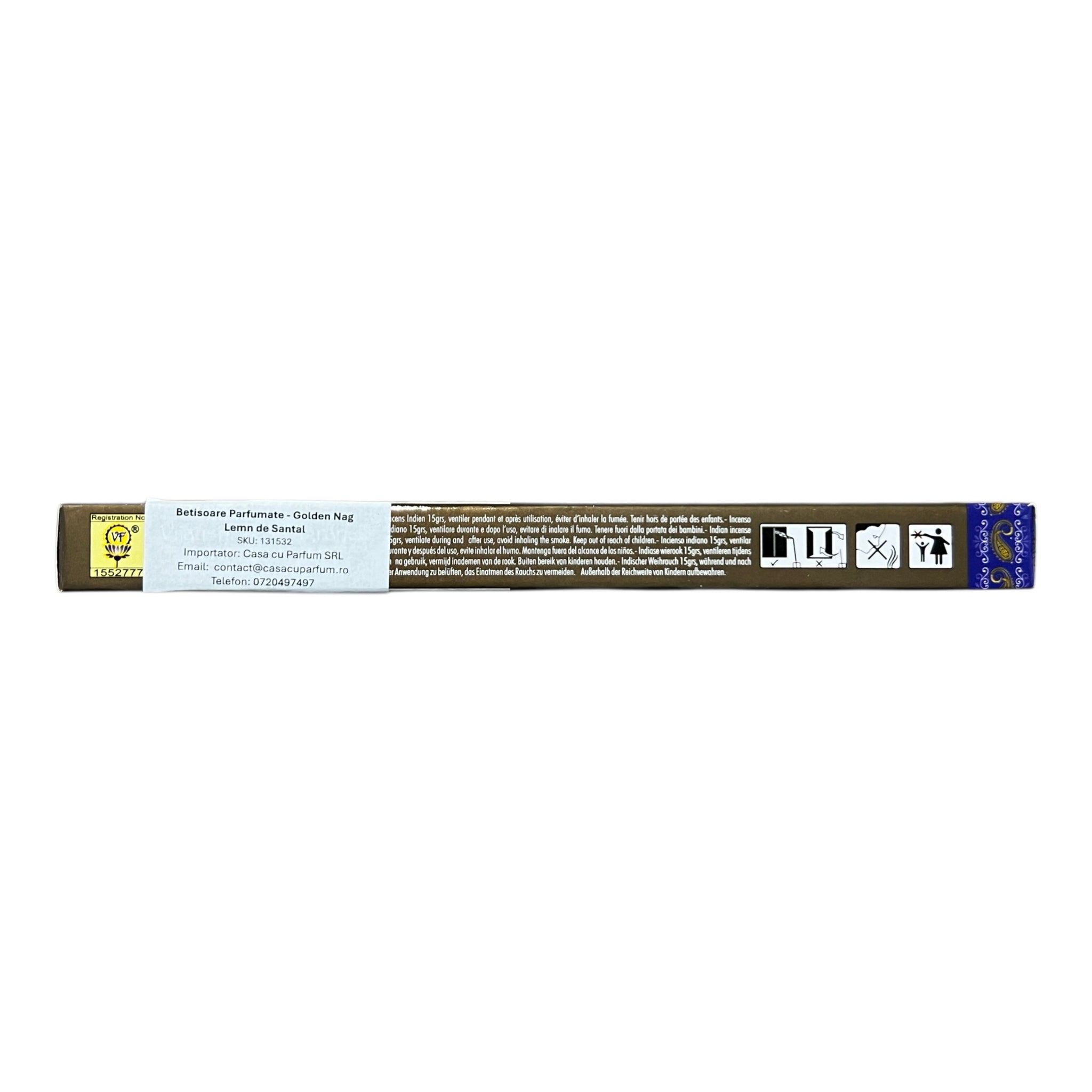 Betisoare Parfumate - Lemn de Santal - Golden Nag
