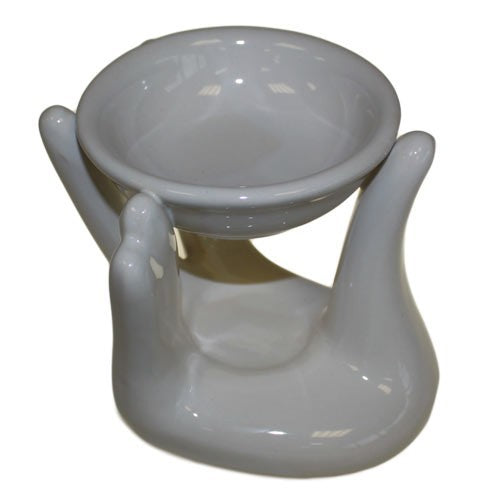 Arzător Aromaterapie Mână de Ajutor Alb | Produs Casa cu Parfum