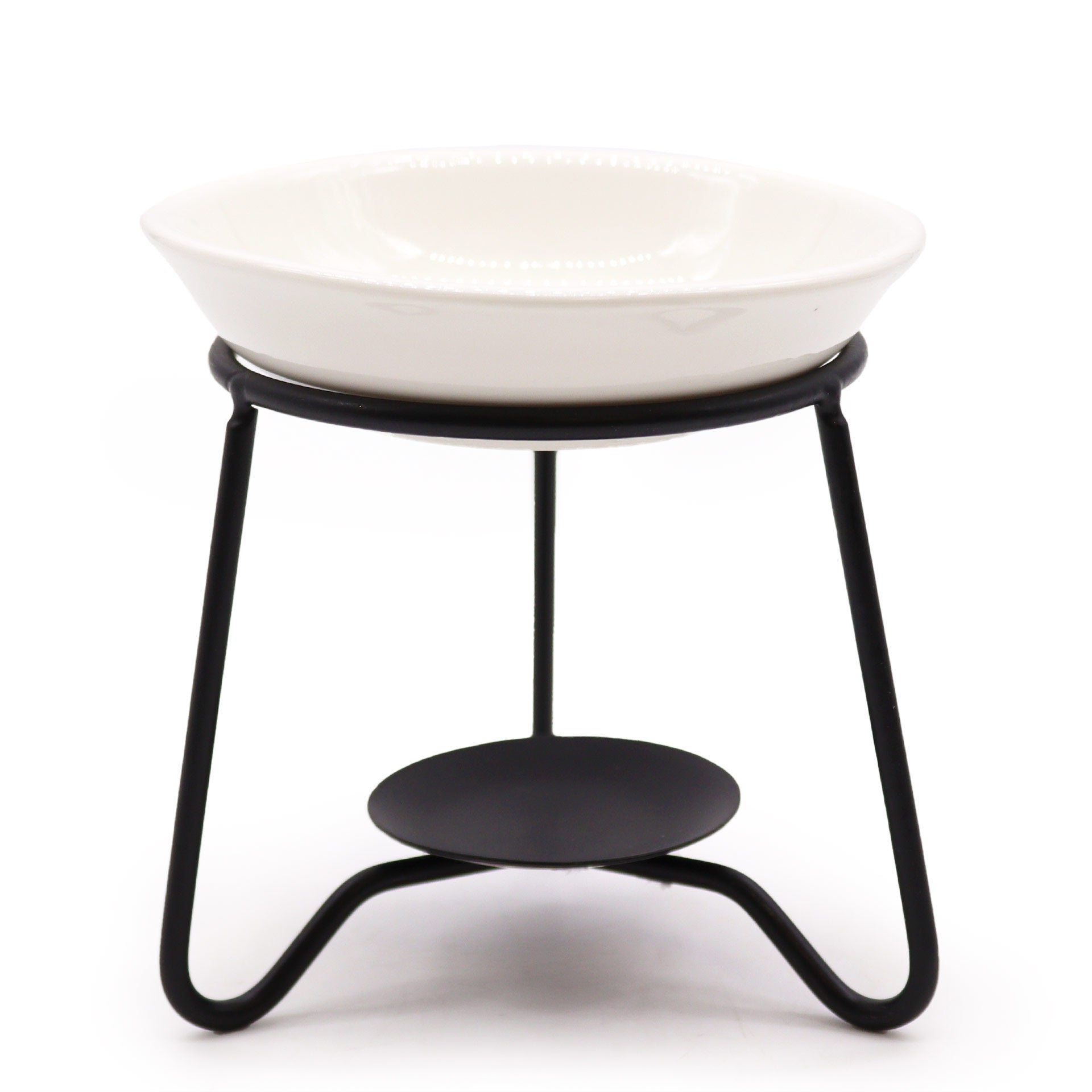 Arzator Aromaterapie Ceramic si Metal Simplu