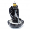 Suport Conuri Parfumate Backflow Mână și Floare de Lotus | Produs Casa cu Parfum