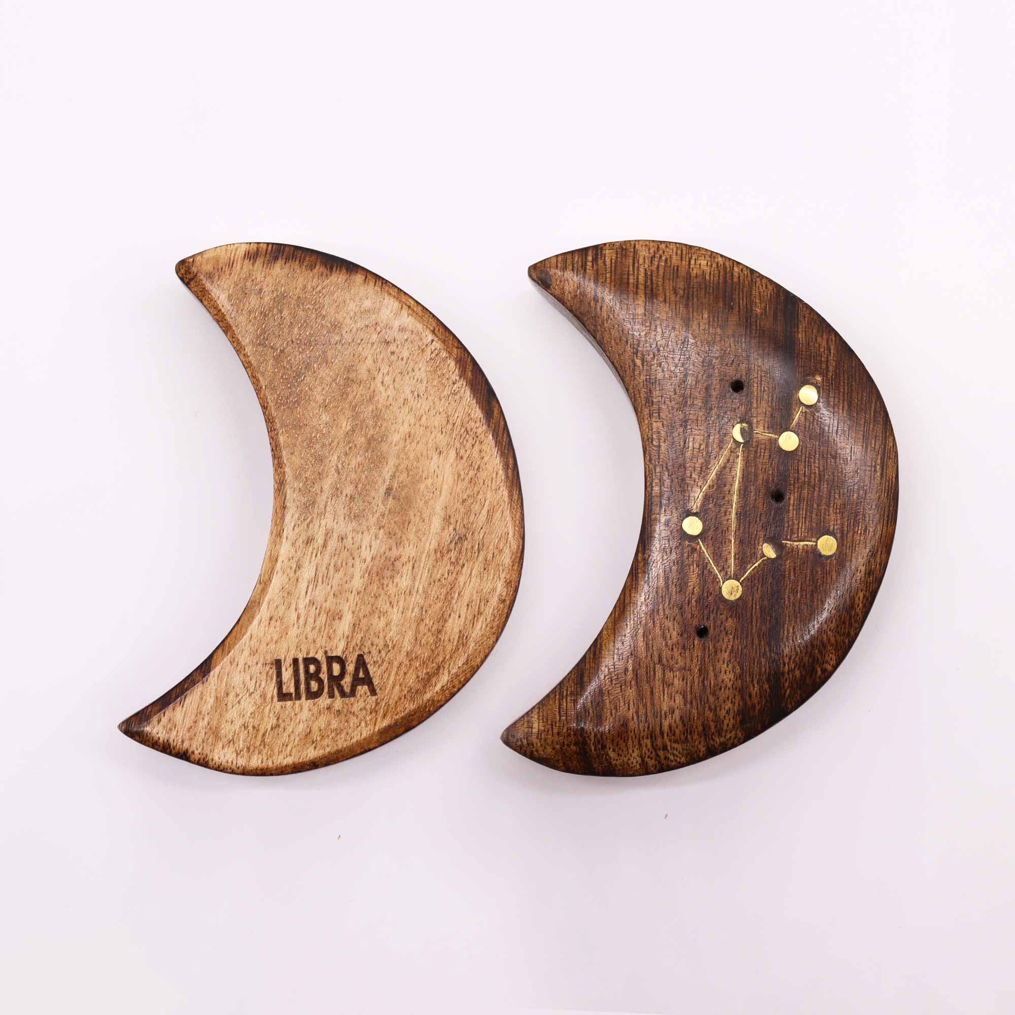 Suport Betisoare Parfumate Zodiac Lemn Mango Balanta