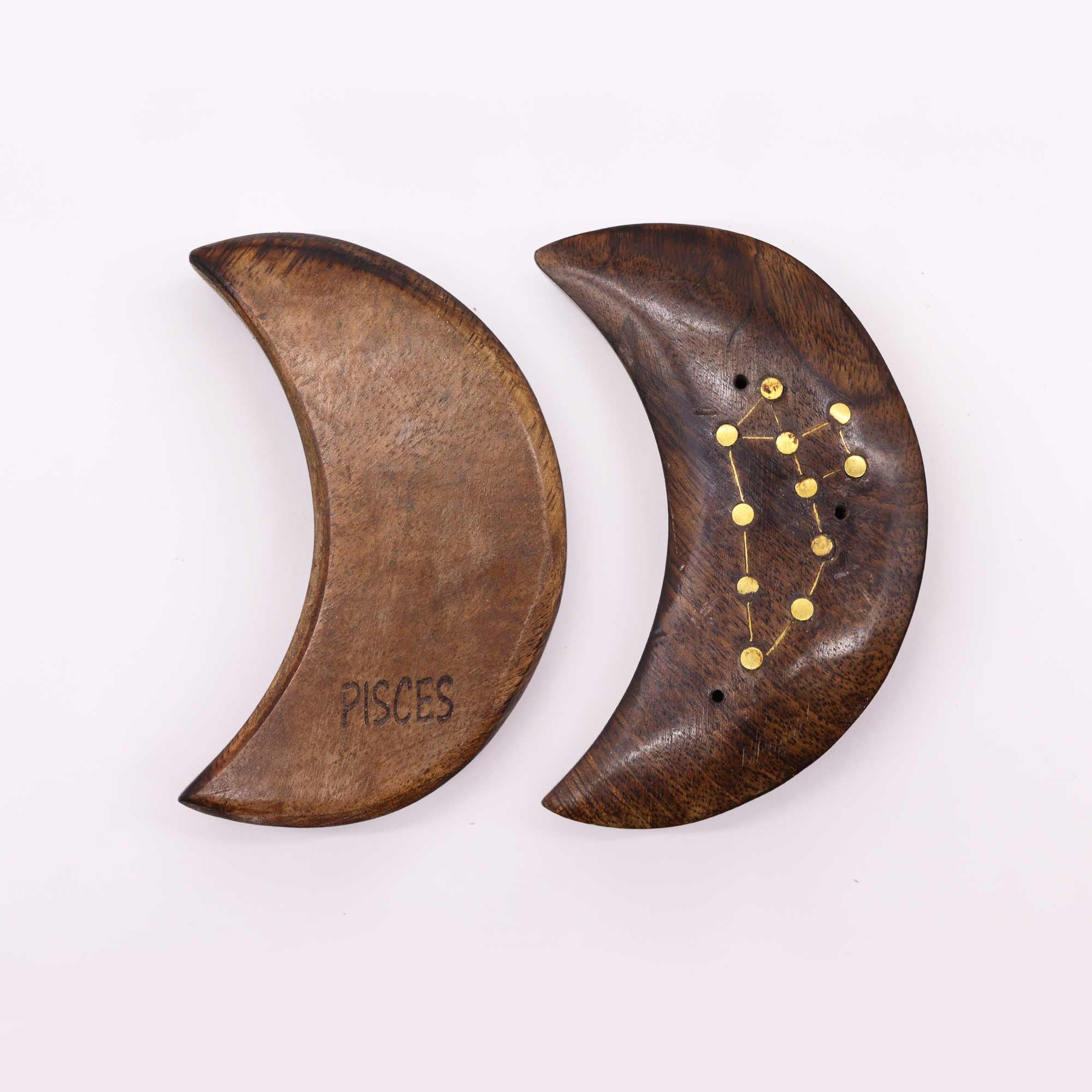 Suport Betisoare Parfumate Zodiac Lemn Mango Pesti