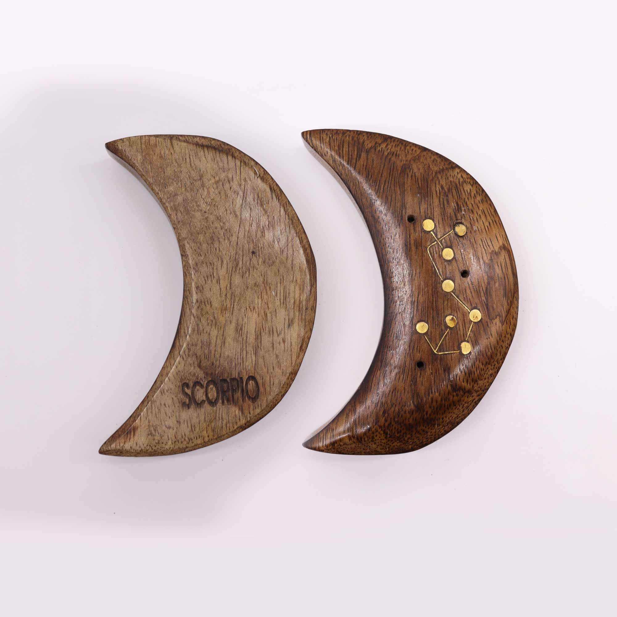 Suport Betisoare Parfumate Zodiac Lemn Mango Scorpion