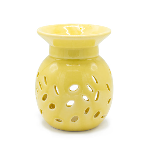Arzător Aromaterapie Floral Galben | Produs Casa cu Parfum