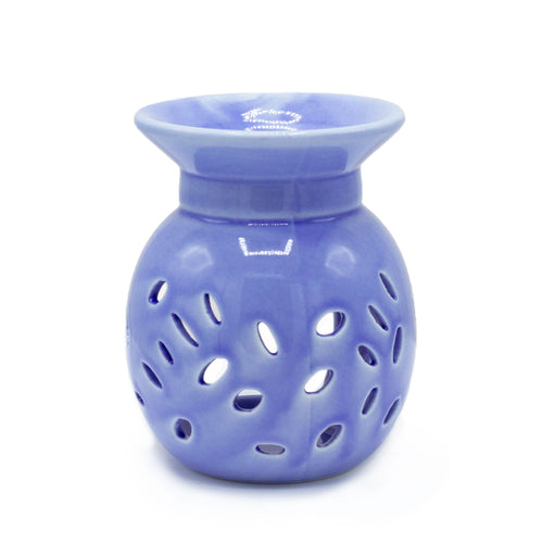 Arzător Aromaterapie Floral Albastru | Produs Casa cu Parfum