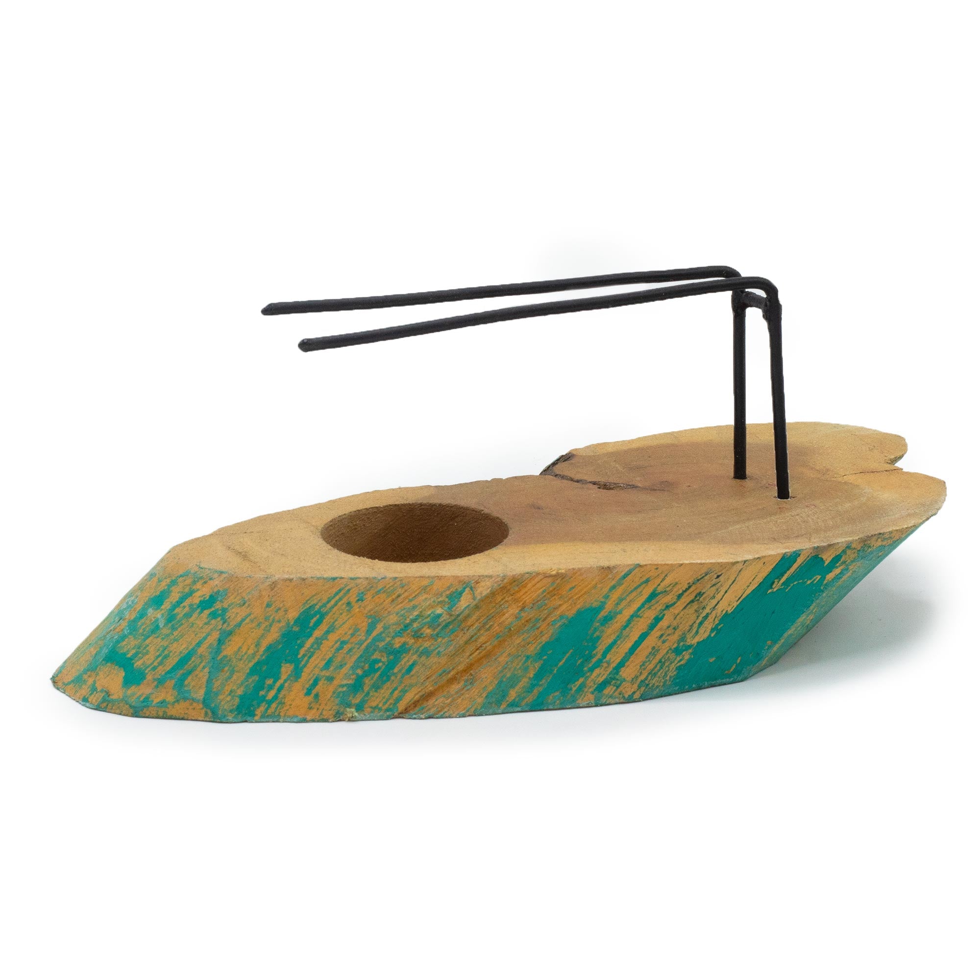 Suport Ardere Lemn Lemn de Suar Verde Spalat