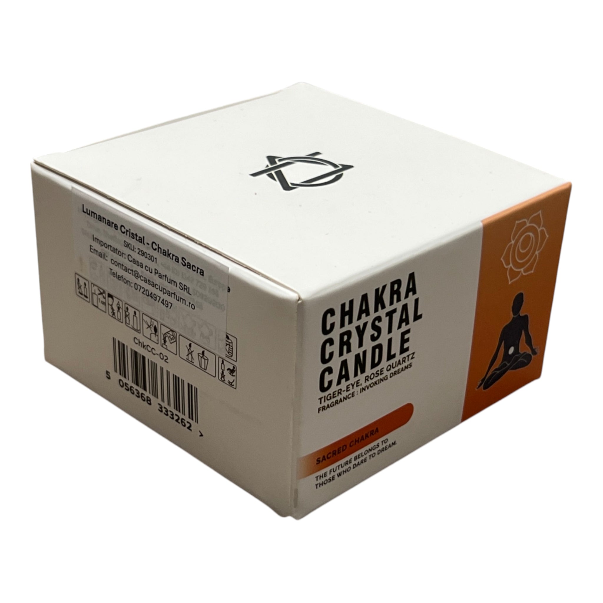 Lumanare Cristal - Chakra Sacra