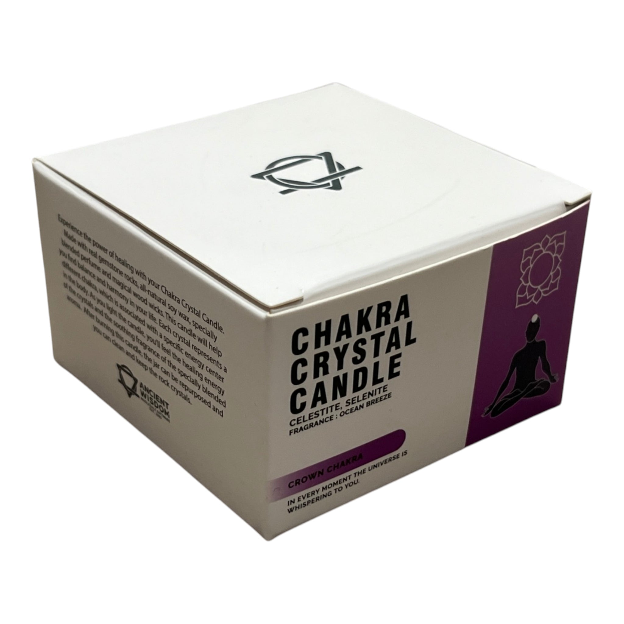 Lumanare Cristal - Chakra Coroana