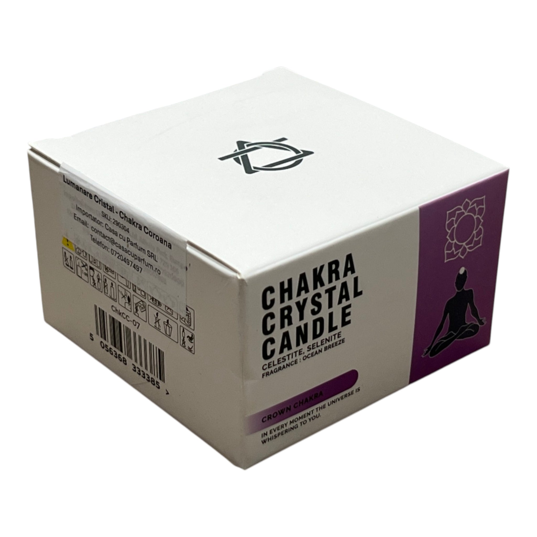 Lumanare Cristal - Chakra Coroana