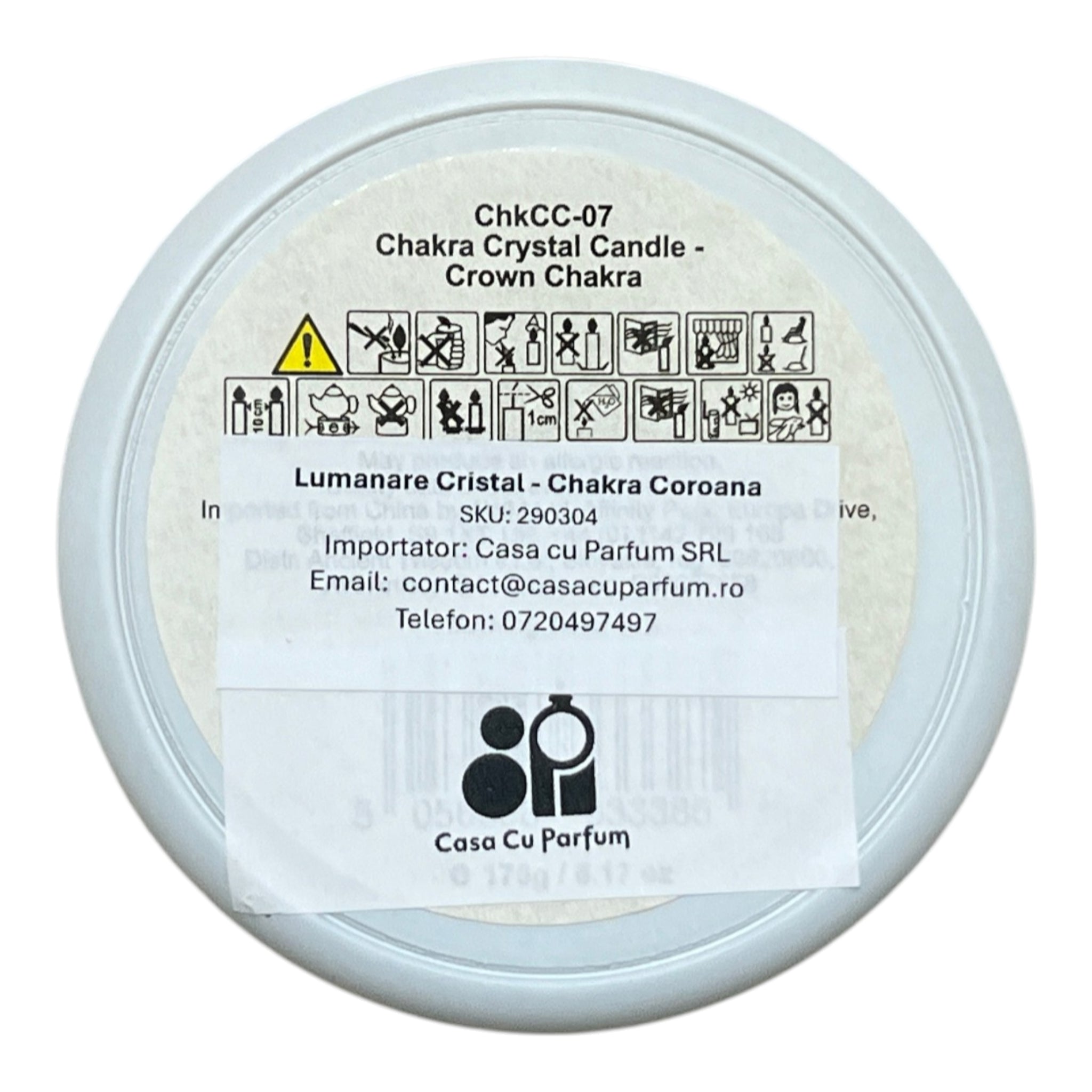 Lumanare Cristal - Chakra Coroana
