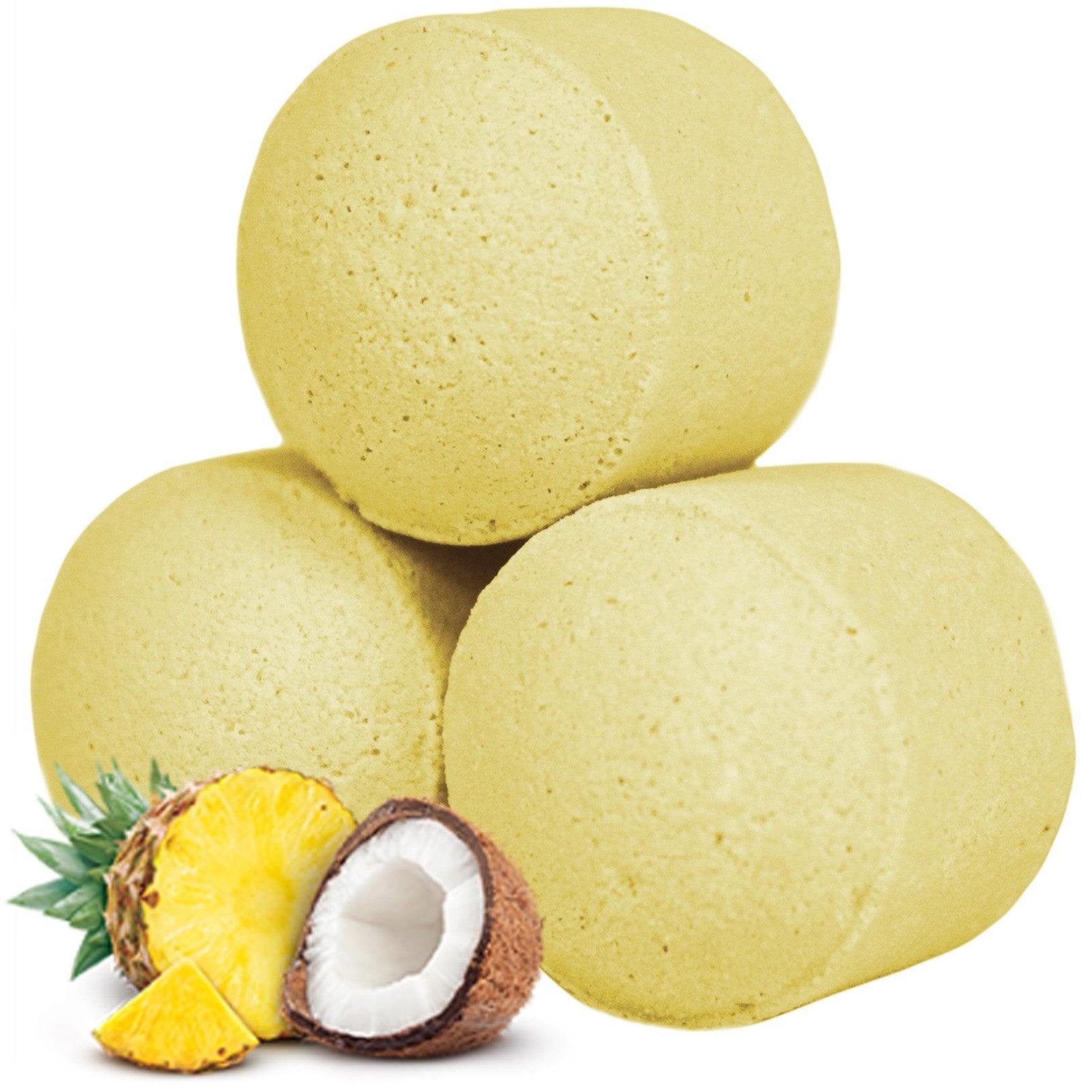 Mini Bombe de Baie Ananas și Cocos 1.3 kg | Produs Casa cu Parfum