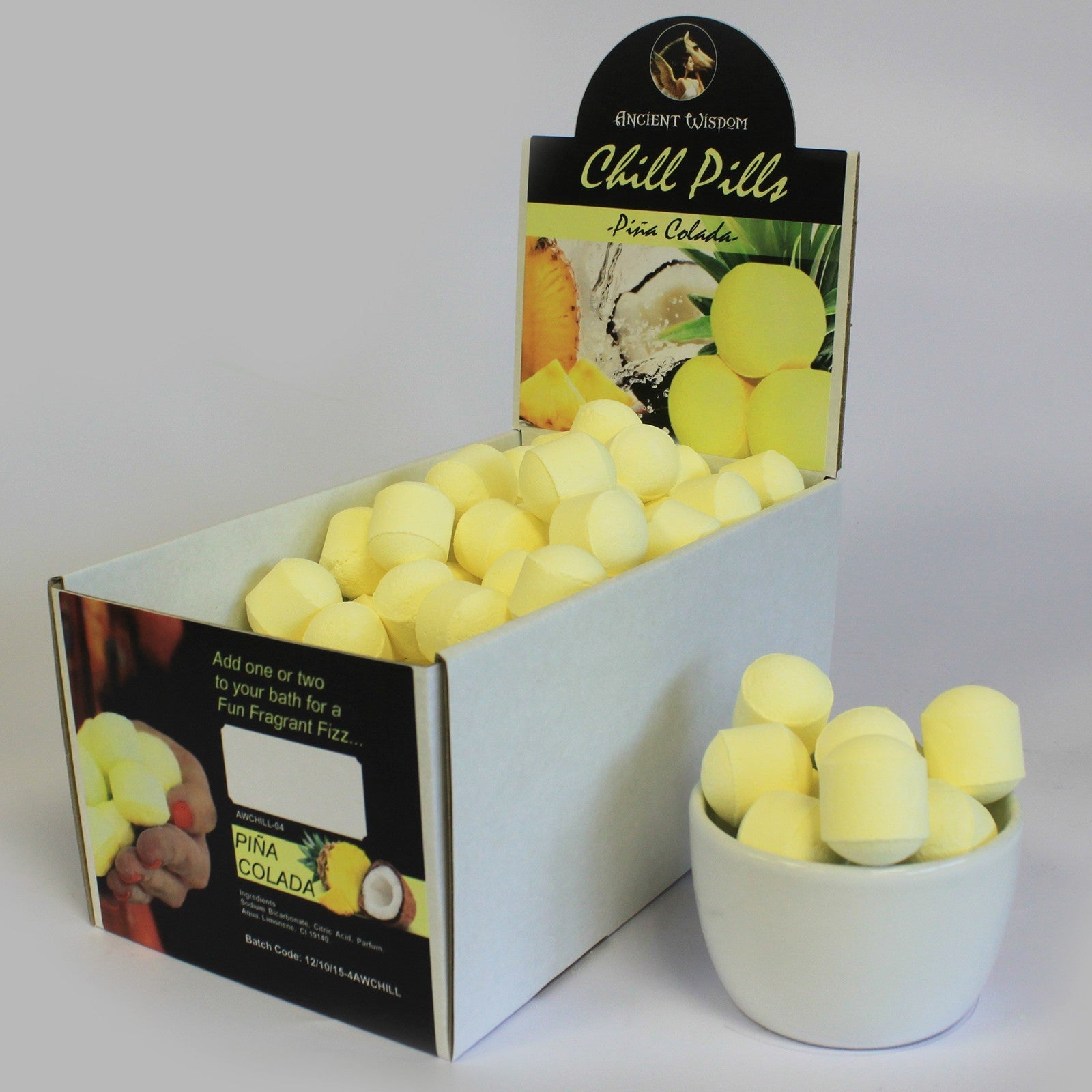 Mini Bombe de Baie Ananas și Cocos 500g | Produs Casa cu Parfum