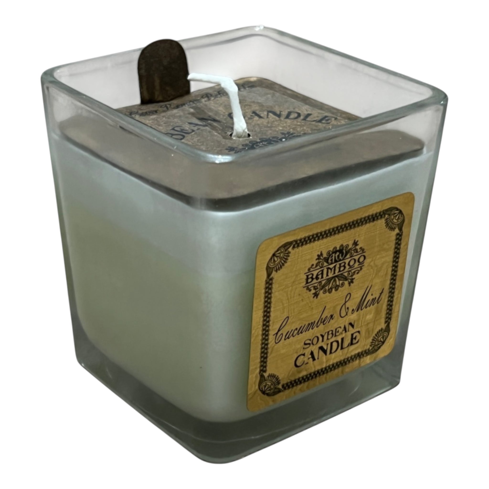 Lumanare Parfumate din Soia - Bamboo - Castravete si Menta